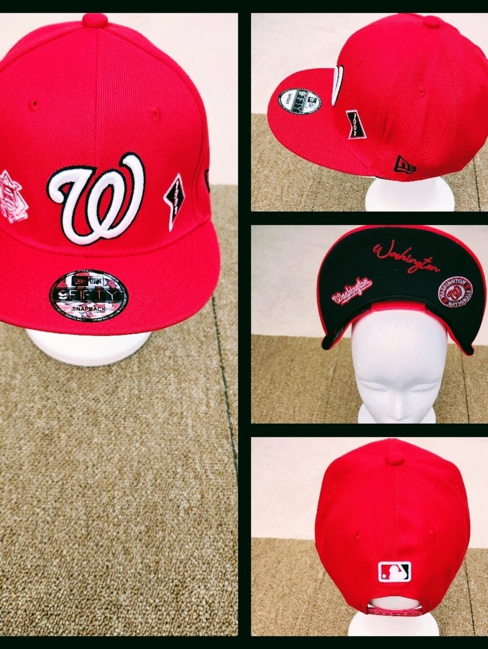 WASHINGTON NATIONALS MLB BASEBALL SNAPBACK HAT.